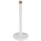 Home Basics Grove Free Standing Paper Towel Holder with Weighted Base and Padded Base, White PH45931 - alternate 2